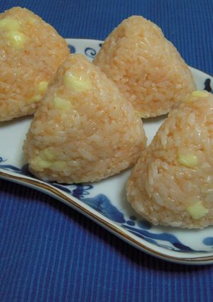 明太子とチーズおにぎり-レシピのメイン写真