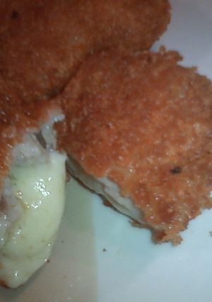 ほろほろチーズ巻き豚肉揚げ-レシピのメイン写真