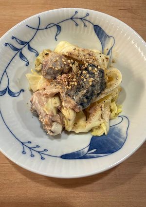 鯖とキャベツのサラダ⭐︎鯖水煮缶で簡単⭐︎おつまみに-レシピのメイン写真