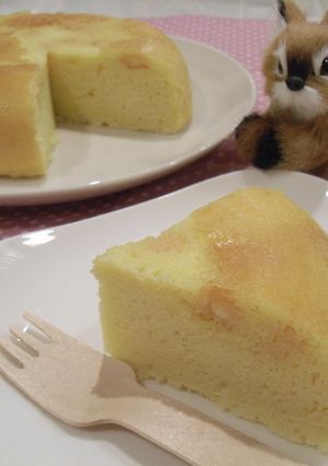 ふわっふわ☆ホワイトチョコレモンケーキ-レシピのメイン写真