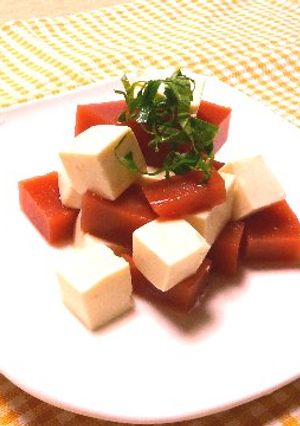 サイコロ豆腐＆トマトサラダ♪-レシピのメイン写真