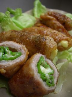 お弁当に♡ししとうチーズの甘辛豚肉巻き-レシピのメイン写真