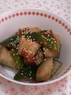 簡単*あっさり*きゅうりの梅肉和え-レシピのメイン写真