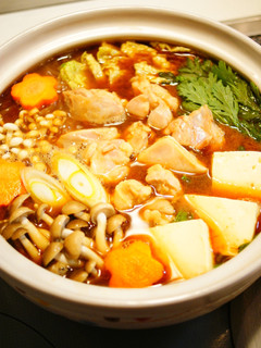✿鶏もも肉と野菜の味噌煮込み鍋✿-レシピのメイン写真
