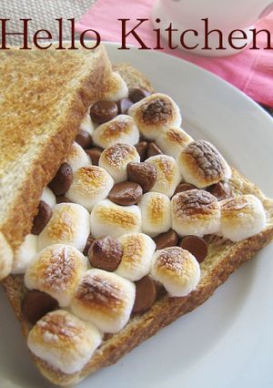 S'moreトースト（チョコマシュマロ）-レシピのメイン写真