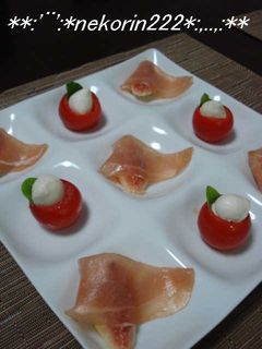 おうちでボ~ノ❤いちじくと生ハムの前菜-レシピのメイン写真