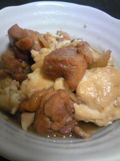 鶏肉と豆腐の煮物-レシピのメイン写真
