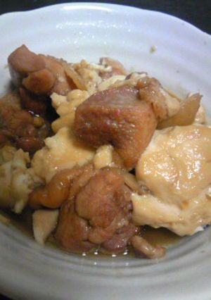 鶏肉と豆腐の煮物-レシピのメイン写真