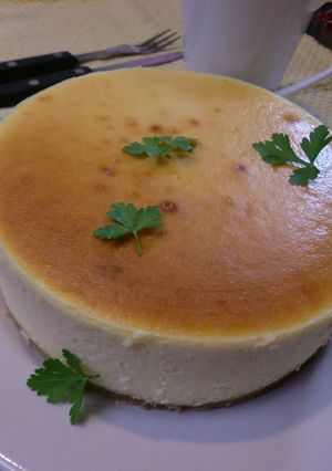 ＮＹチーズケーキ【蒸し焼きで本格★】-レシピのメイン写真