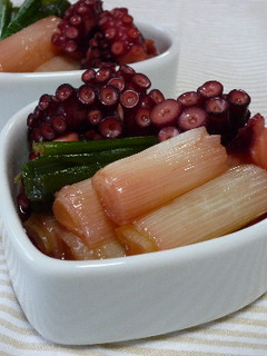 長ネギとタコの甘旨煮-レシピのメイン写真