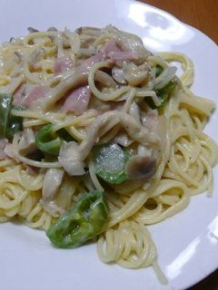 豆乳のクリームパスタ-レシピのメイン写真