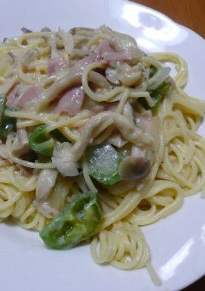 豆乳のクリームパスタ-レシピのメイン写真