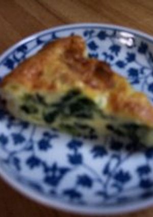 超簡単ほうれん草のキッシュ-レシピのメイン写真