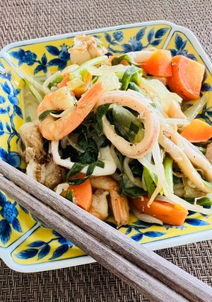 俺の野菜炒め、俺いた🤣😂🤣😂-レシピのメイン写真