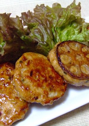 シャキシャキ蓮根つくね-レシピのメイン写真