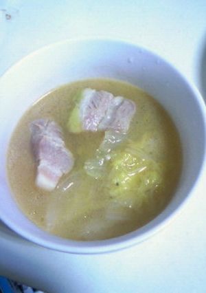 白菜と塩豚のスープ-レシピのメイン写真