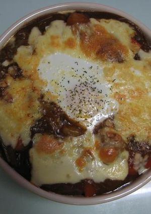残り物アレンジ！焼きカレー-レシピのメイン写真