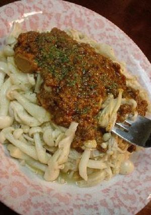 カロリーオフ！「キノコのミートソース」-レシピのメイン写真