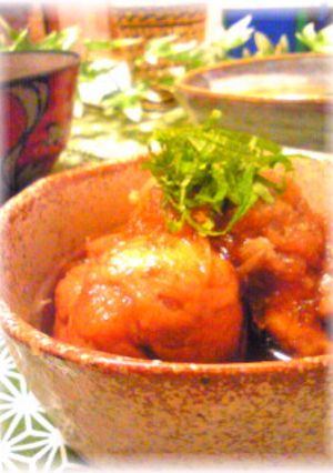 豚コマ団子のさっぱり煮〜大根おろしがけ♪-レシピのメイン写真