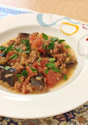 なすと牛ひき肉の煮込み❀トルコ料理-レシピのメイン写真