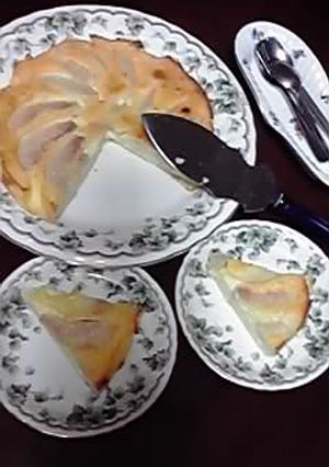 フレッシュ洋梨のチーズケーキ-レシピのメイン写真