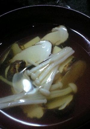 簡単♪松茸のお吸い物-レシピのメイン写真
