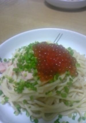 ☆鮭の豆乳クリームパスタ ゆず胡椒風味-レシピのメイン写真