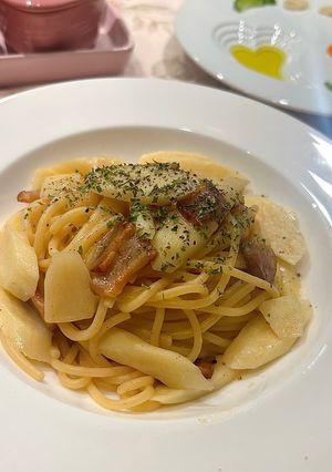 マコモダケとグアンチャーレのパスタ-レシピのメイン写真