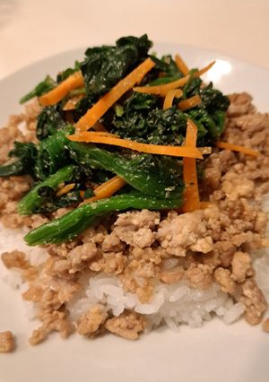 豆腐でかさ増しビビンバ丼-レシピのメイン写真
