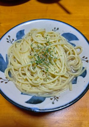 きのこのポタージュでパスタ-レシピのメイン写真