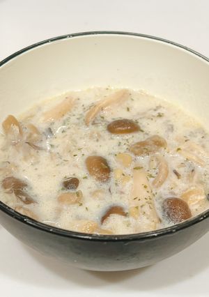 塩麹できのこの豆乳スープ♡-レシピのメイン写真