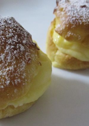 ノンオイル♪　レンジで簡単シュークリーム-レシピのメイン写真