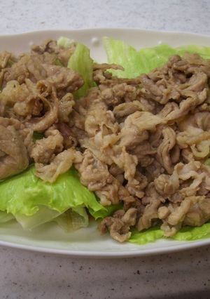 味付けはドレッシングのみ!簡単豚肉炒め♪-レシピのメイン写真