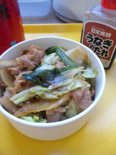 野菜炒めにうなぎのタレ-レシピのメイン写真