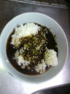 3分で出来る!海苔の佃煮でスープご飯♪-レシピのメイン写真