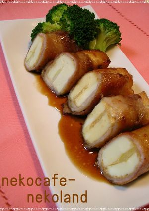 厚揚げと葱の照り肉巻き-レシピのメイン写真
