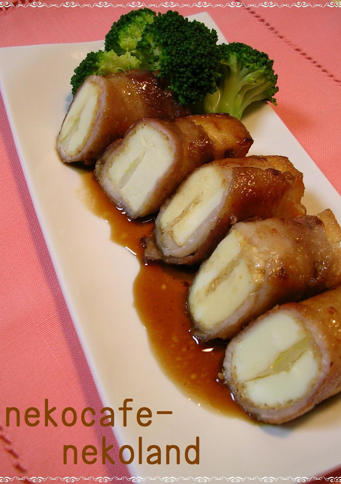 厚揚げと葱の照り肉巻き-レシピのメイン写真
