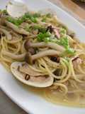 はまぐりでパスタ