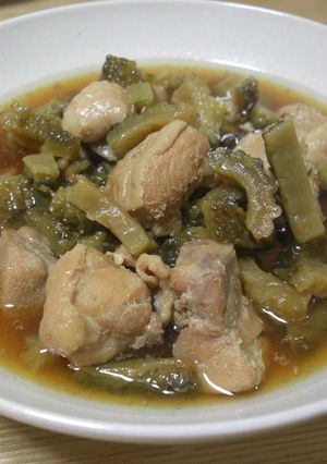 ☆活力鍋で★ゴーヤと鶏肉の煮物☆-レシピのメイン写真
