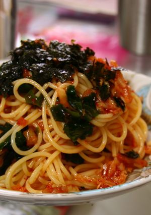 さっぱり甘うま怜製キムチパスタ-レシピのメイン写真