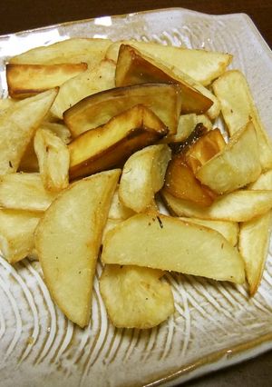 お奨め！簡単ポテトフライ（おさつフライ）-レシピのメイン写真
