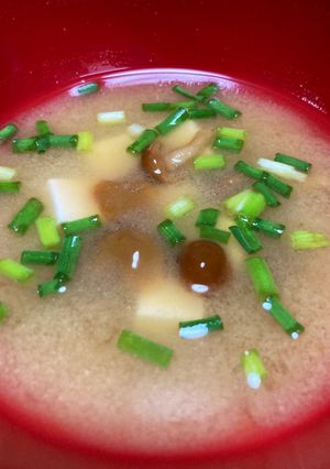 なめこと豆腐のお味噌汁♪-レシピのメイン写真