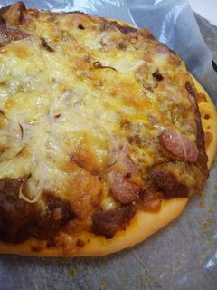 HBでカレーピザ♪-レシピのメイン写真