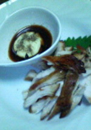Barのまみおつ！蒸し鶏の醤油揚げ♪-レシピのメイン写真