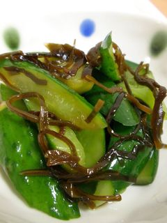 パパッと漬物☆胡瓜と塩昆布のレモン風味-レシピのメイン写真