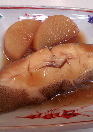 煮魚（冷凍カラスカレイ）-レシピのメイン写真