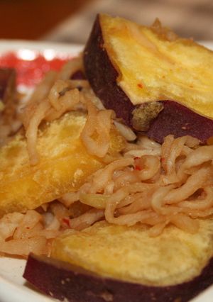 切干し大根とさつまの煮物-レシピのメイン写真