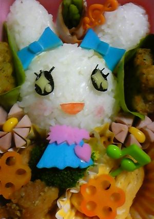 キャラ弁☆ラブリっち弁当☆たまごっち-レシピのメイン写真
