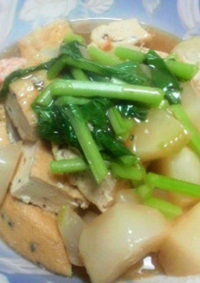 かぶとがんもどきと海老のあんかけ煮-レシピのメイン写真