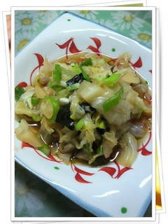 簡単煮るだけ♪キャベツの海苔和え-レシピのメイン写真